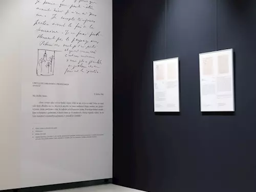Výstava korespondence významného francouzského umelce
