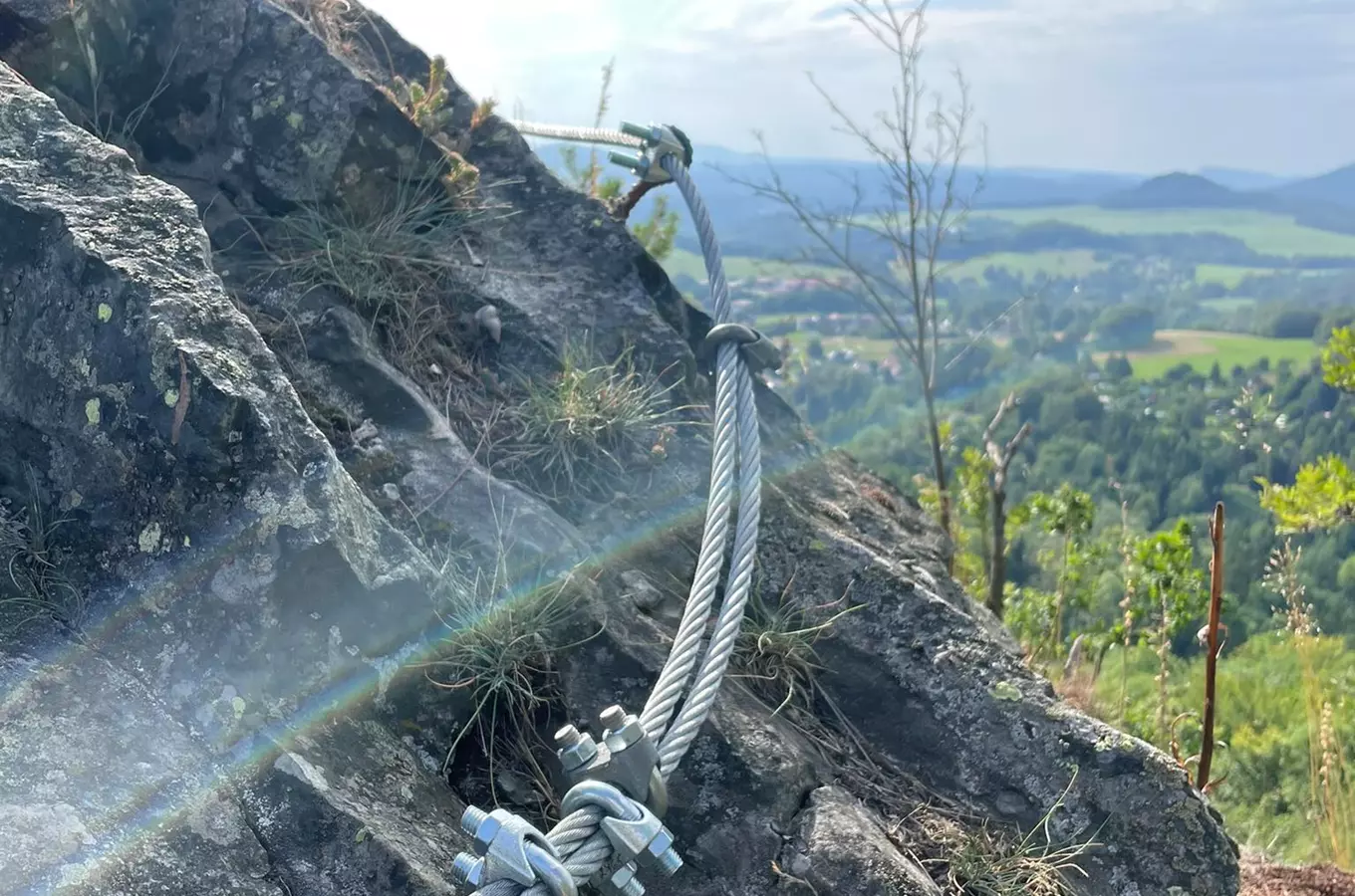 Via ferrata Uchem Jehly v České Kamenici 