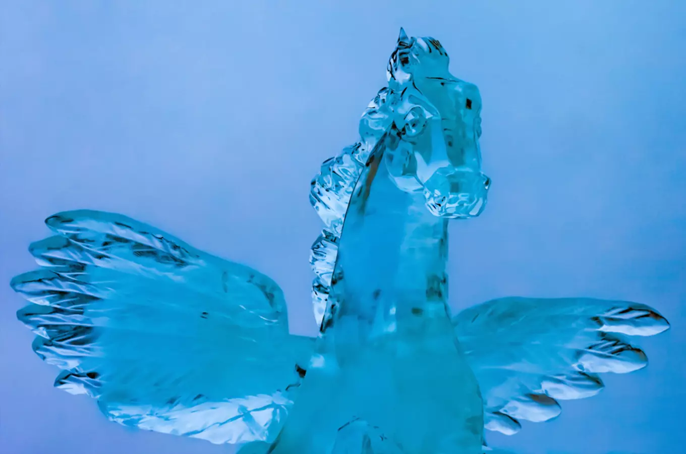 Kde si můžete letos prohlédnout ledové sochy a záhadné útvary z ledu?