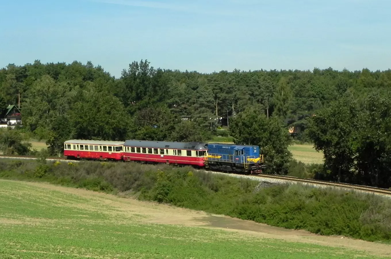 Posázavský motoráček – pravidelný víkendový vlak