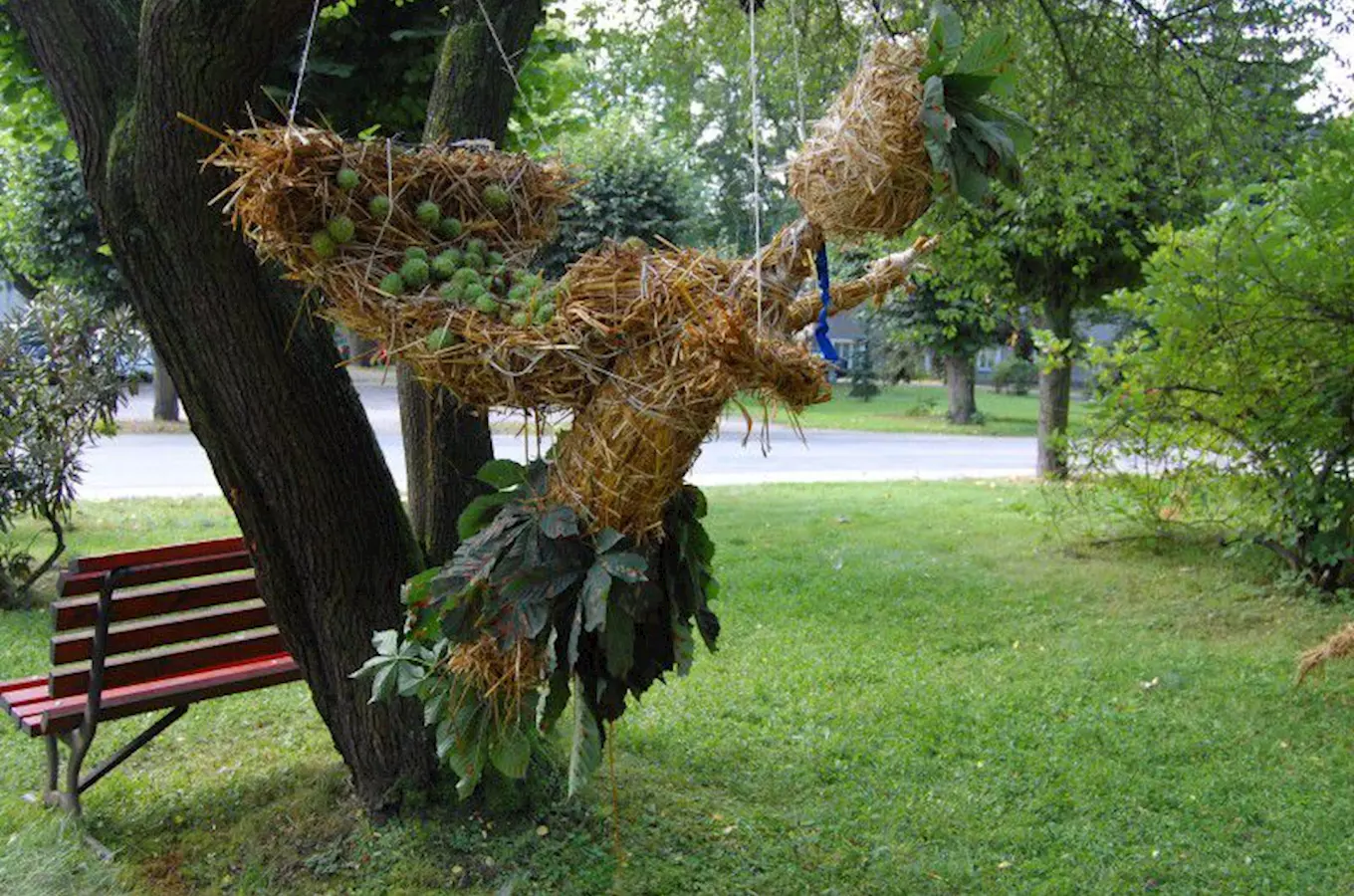 Slámování na zámku Červená Řečice