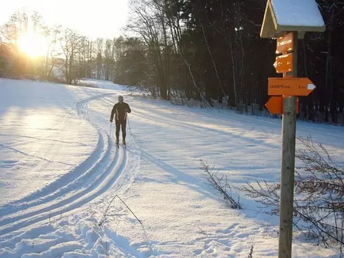 Užijte si po čertech dobré běžkování v okolí Čertova břemena na České Sibiři
