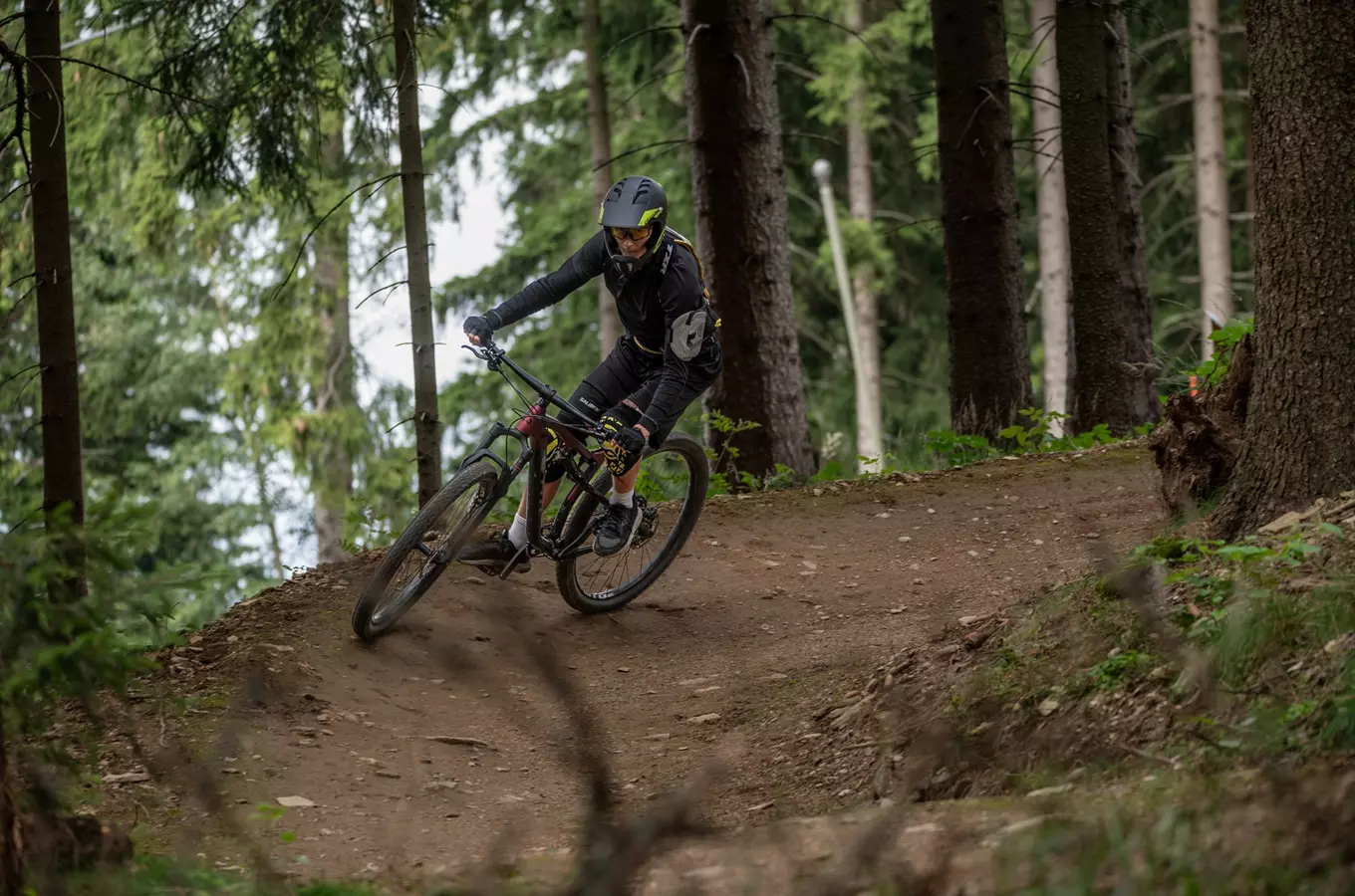 Bikepark v Deštné v Orlických horách