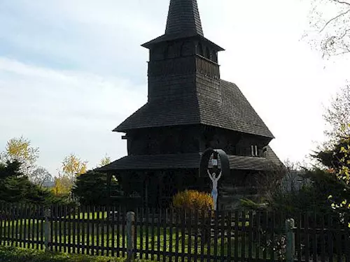 Podkarpatský roubený kostelík v Dobříkově 