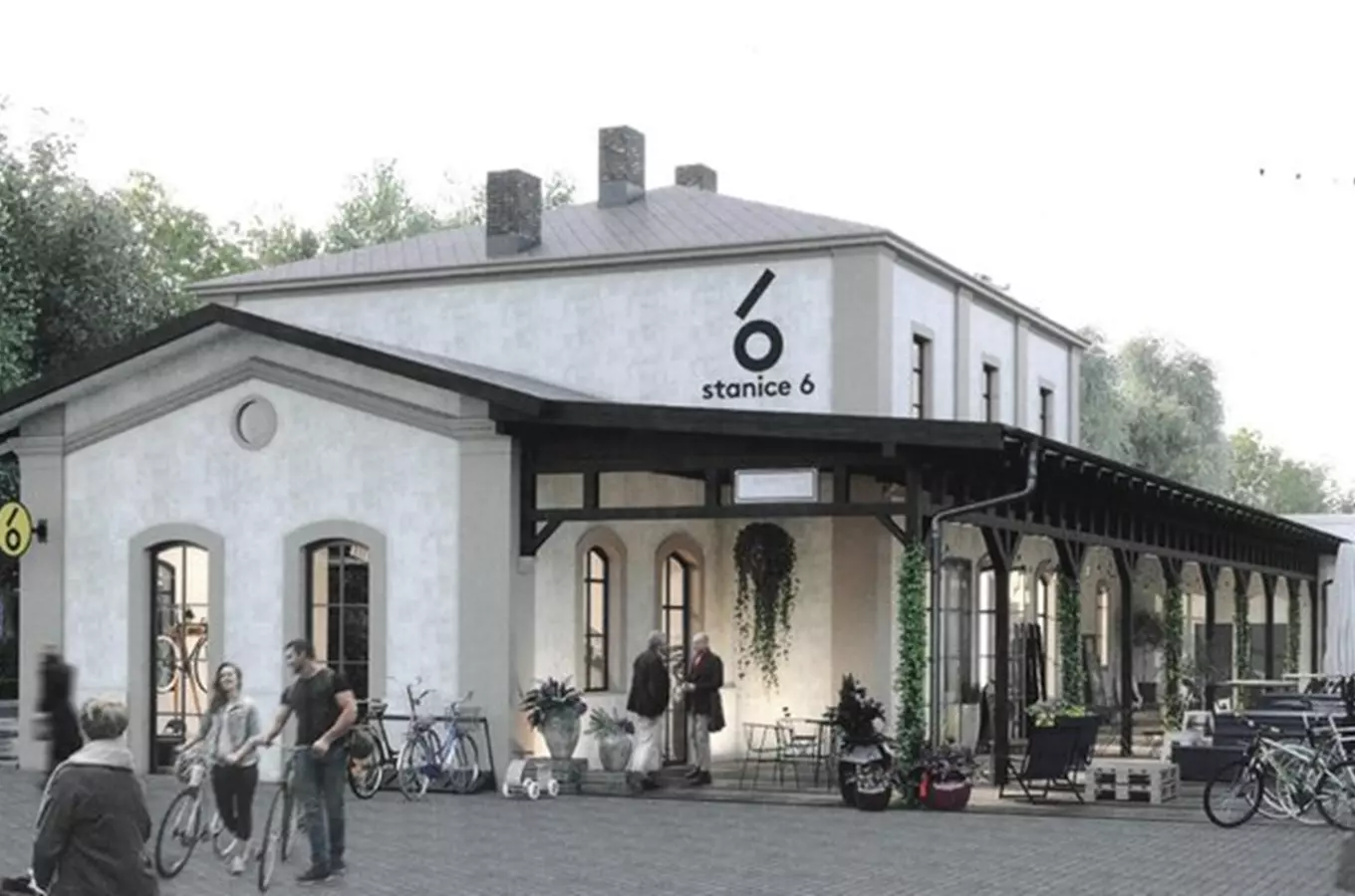 Blíží se otevření proměněného nádraží Bubeneč, v létě otevře Stanice 6