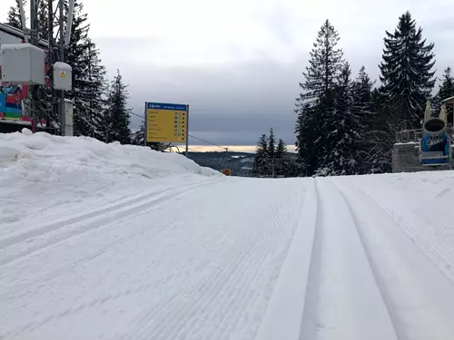 Skiareál Lipno je otevřen běžkařům