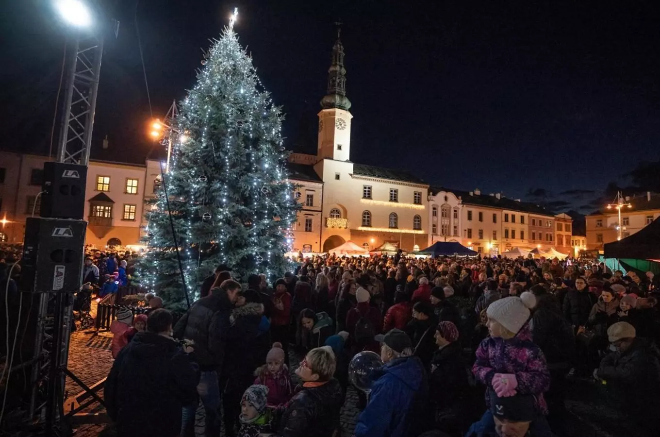 Rozsvícení vánočního stromu v Moravské Třebové