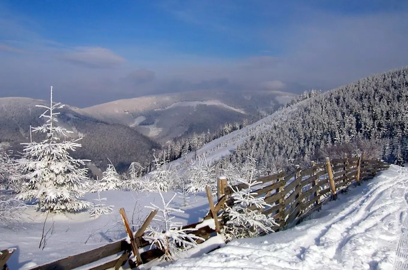 Dolní Morava v zime