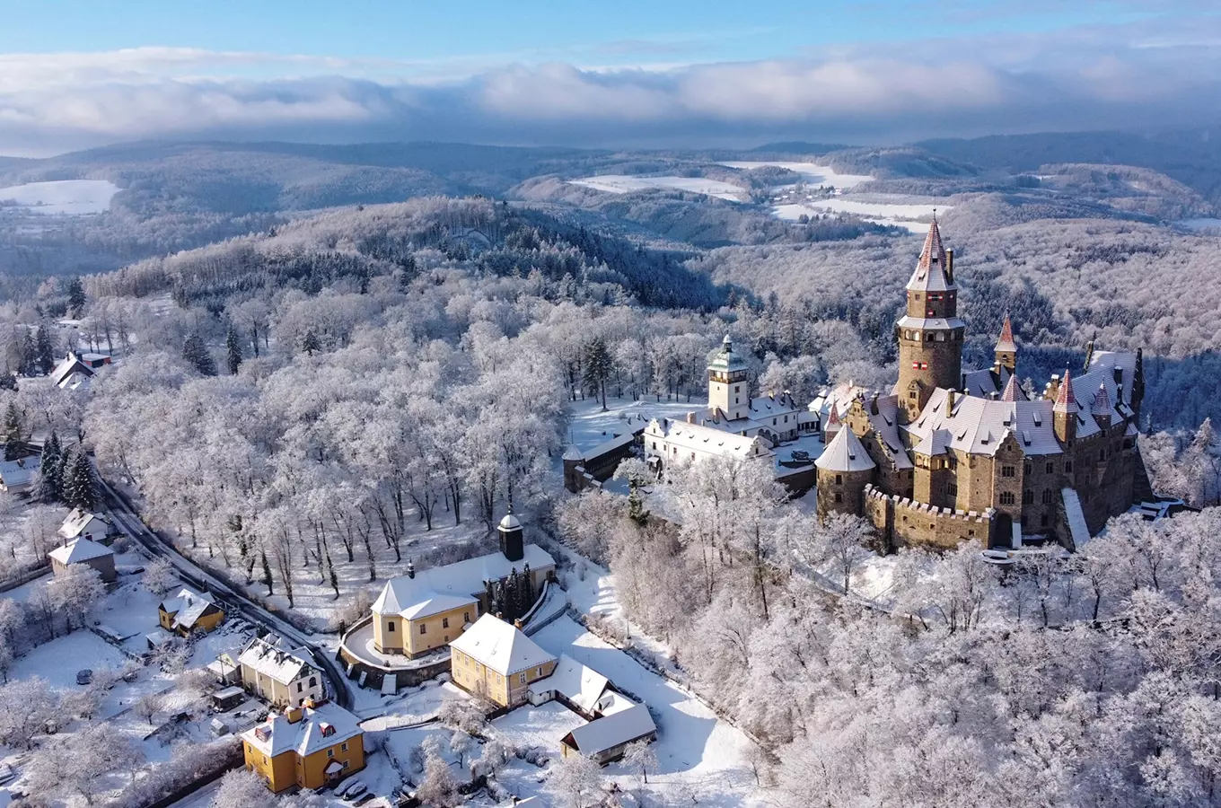 Vánoční hrad Bouzov