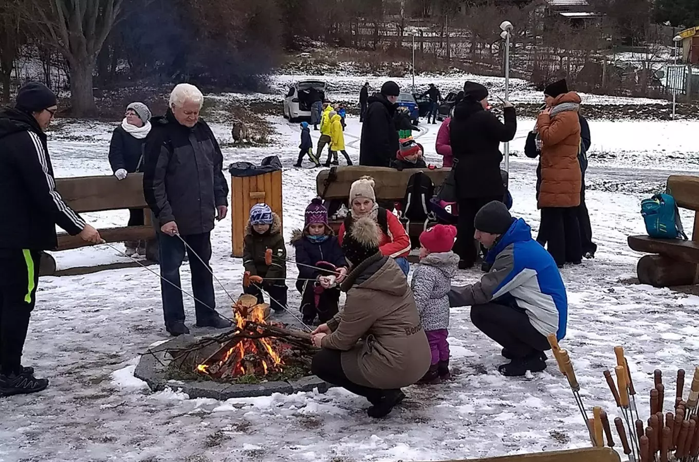 Zimní táboráky U Mravence v Brně Řečkovicích