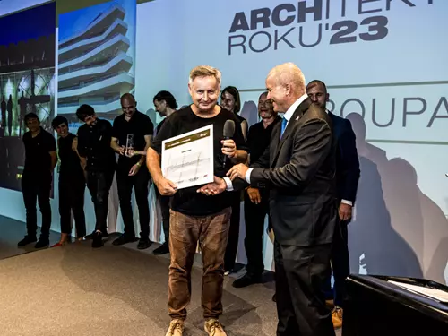 Tradice: soutěž Architekt roku 2023 a vítězný Ivan Kroupa