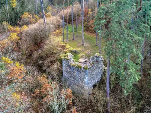 Zřícenina hradu Mitrov 