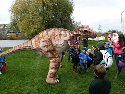 Dětský den s dinosaury ve Žlutých lázních  