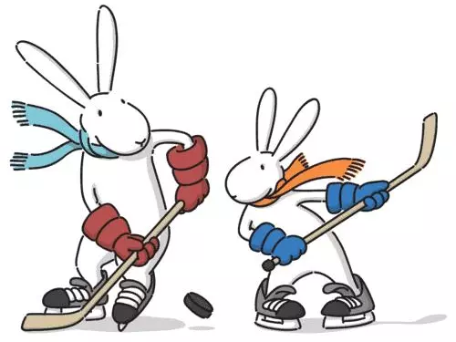 Králíci Bob a Bobek – hvězdy večerníčku i hokejového šampionátu 2024