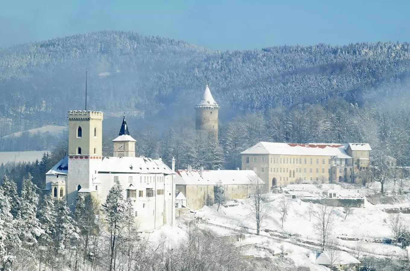 Jihočeské hrady a zámky v zimě nespí