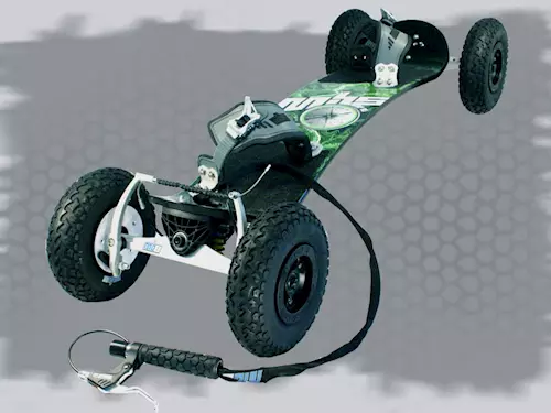 Mountainboard – snowboard s kolečky 