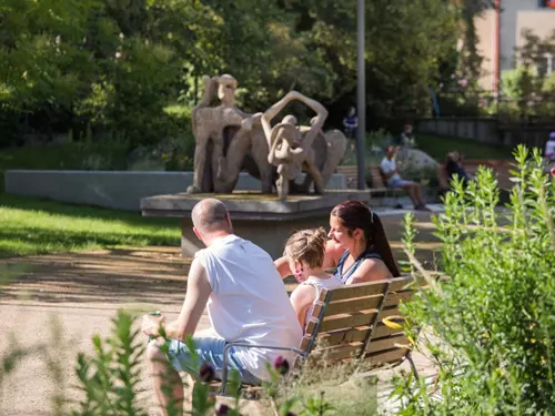 Park U Kněžské louky na Jarově v Praze