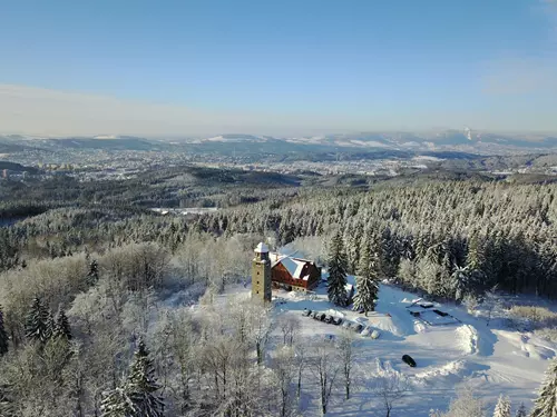 Jizerskohorská rozhledna Bramberk