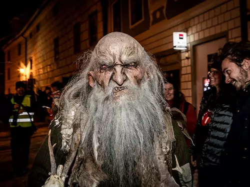 Dragon Krampus v Českém Krumlově 2024