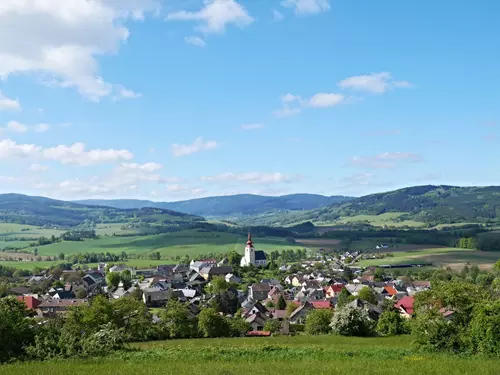 Strážovská vyhlídka Zdeňka Hodka v Pošumaví