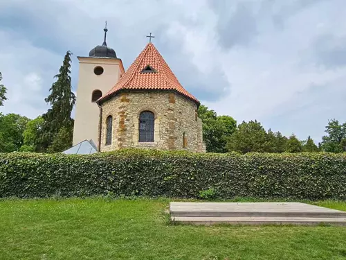 Slovanské přemyslovské hradiště Levý Hradec