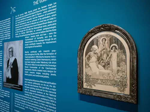 Mucha Museum v Paláci Savarin v Praze
