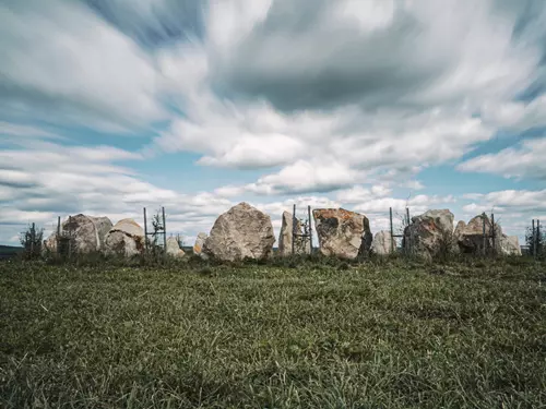 kamenný kruh u obce Horní Bělá