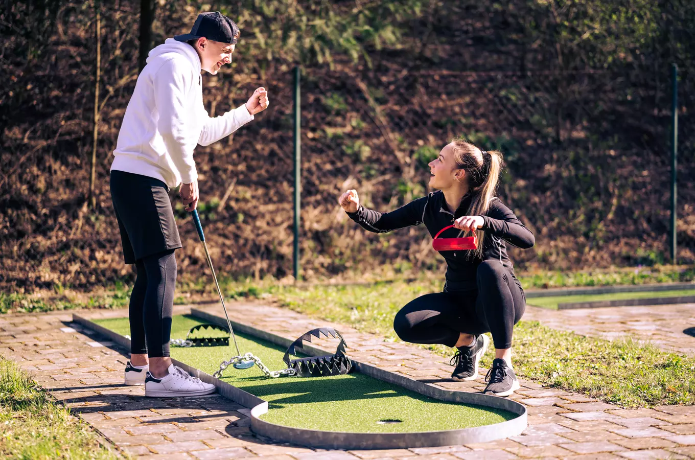 Minigolf Liška v Bílovicích nad Svitavou