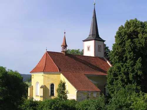 Kostel Stětí Sv. Jana Křtitele v Česticích