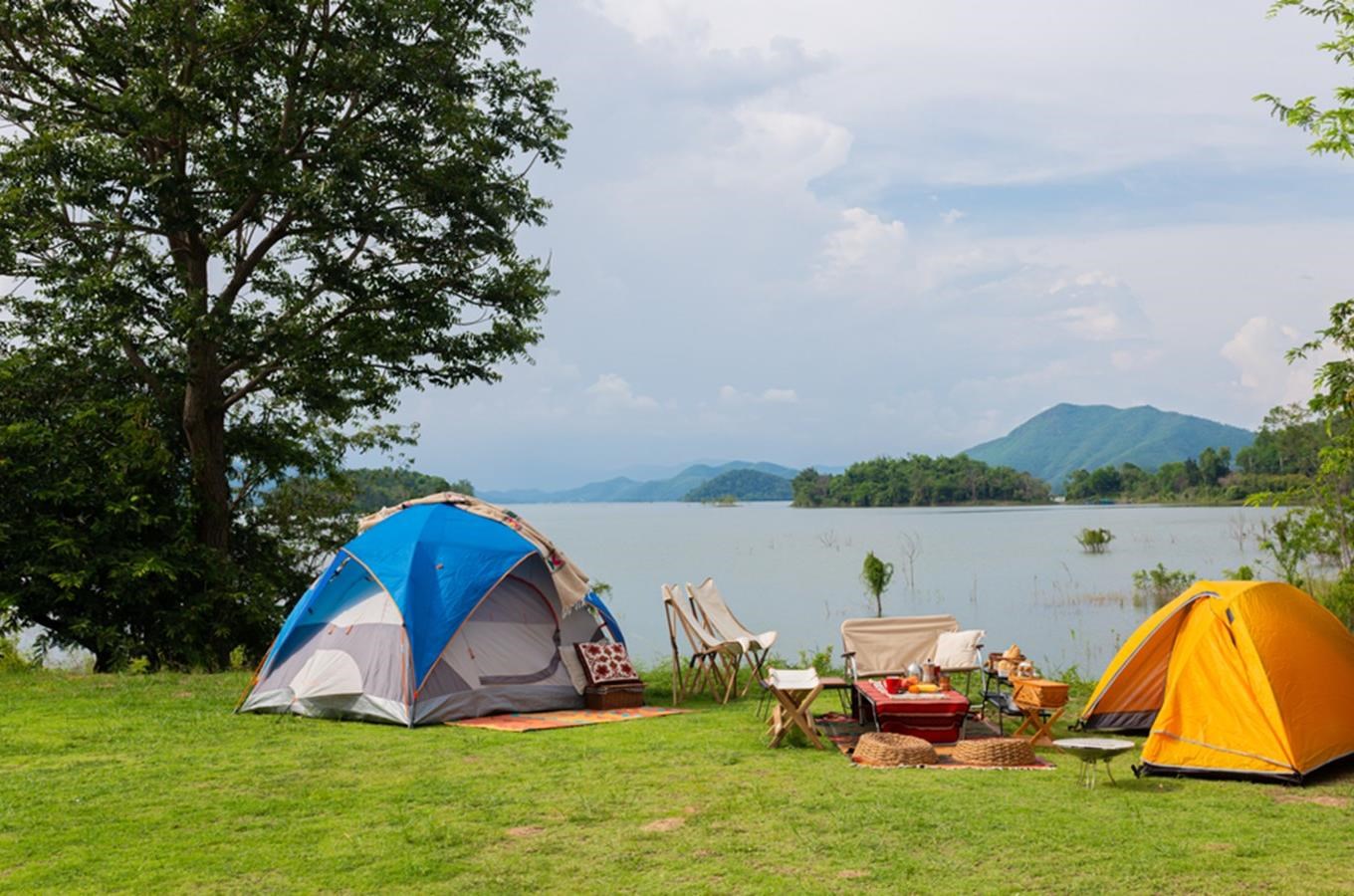 Cắm trại ở Hồ Hòa Trung (nguồn: tourdanangcity.vn)