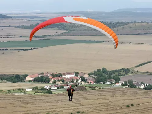 Paragliding na Rané u Loun a v Býkovicích