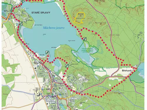 Mapa naucné stezky SWAMP