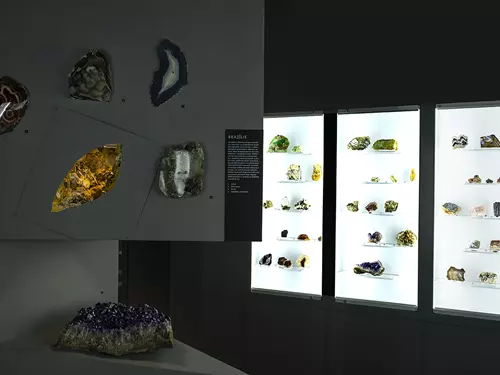 Expozice Mineralogie