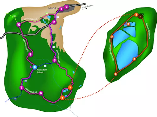 Mapa stezky