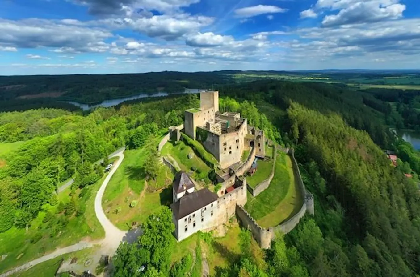 Hrad Landštejn obsadí Páni z Hradce