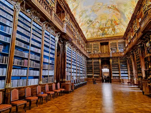 Privátní vstup do barokních interiérů Strahovské knihovny