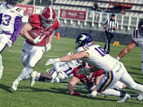 Prague Lions proti Wrocław Panthers v European League of Football