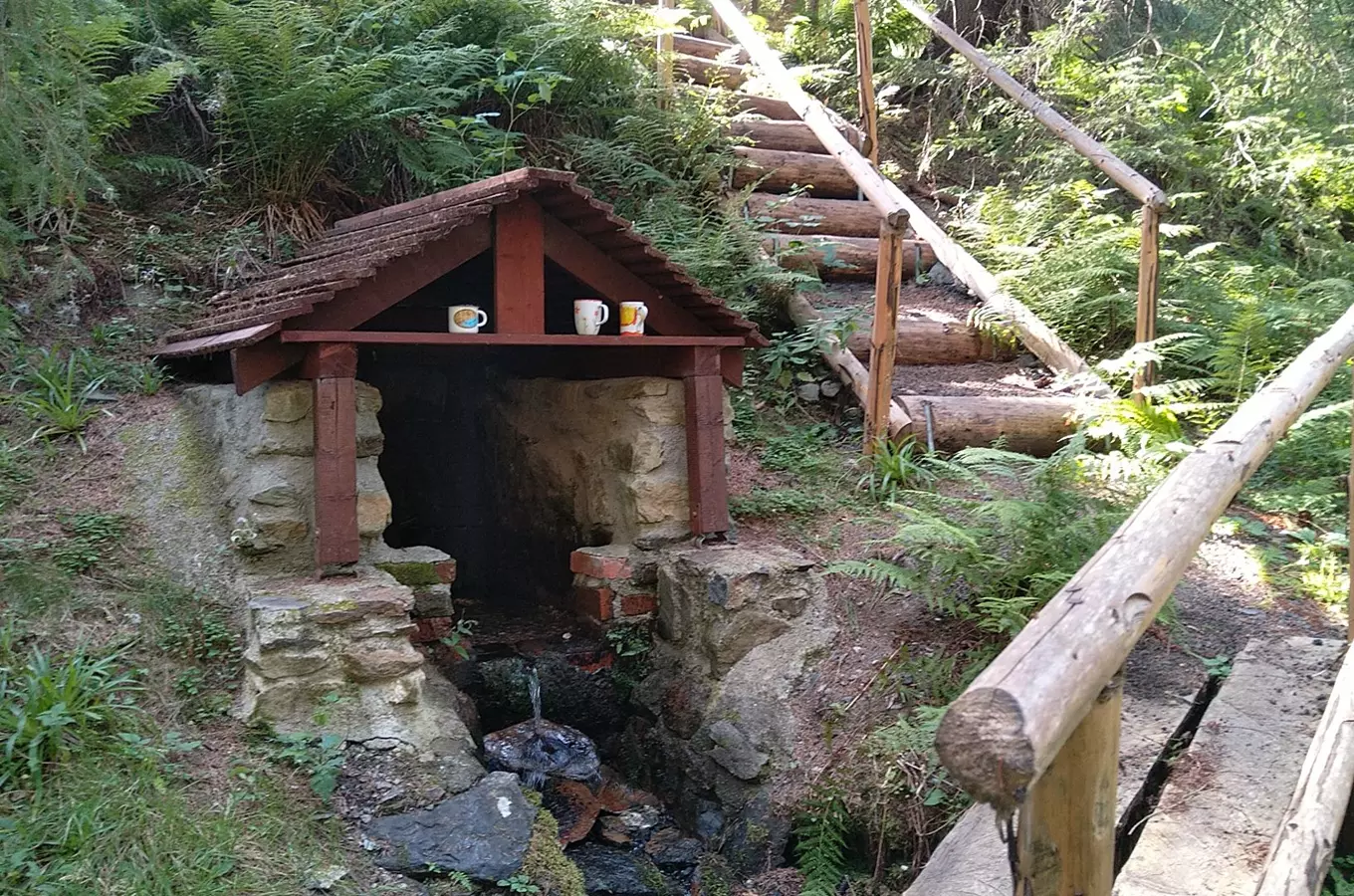 Studánka Krähe na Zlatém kopci