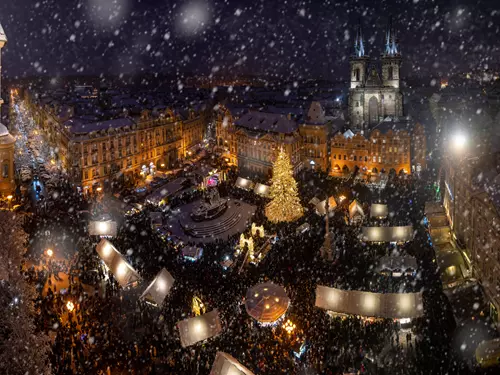 Vánoční trhy na Staroměstském náměstí v Praze 2024