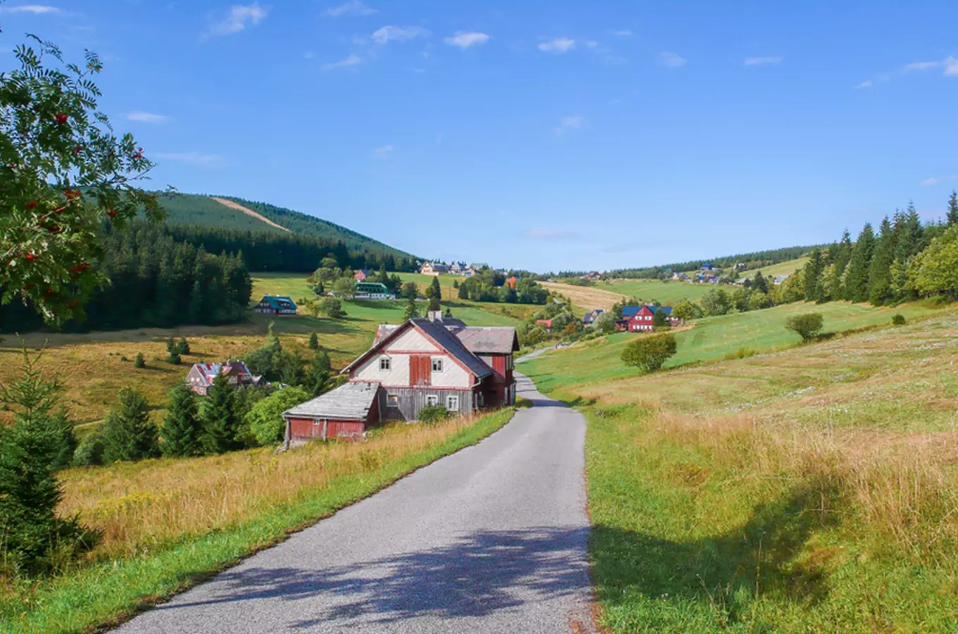 Sedlo Cestník v Krkonoších