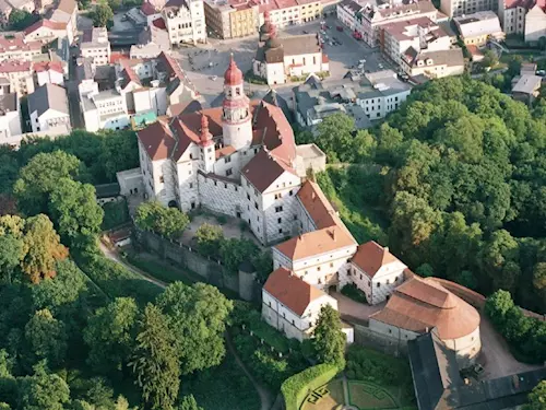 Zámecká vež Máselnice nabízí z prístupného ochozu zajímavý pohled na mesto