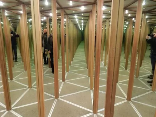 Zrcadlový labyrint ve Františkových Lázních 