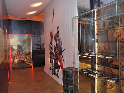 Bitva u Rakovníka 1620 – expozice v  Muzeu T. G. M. Rakovník