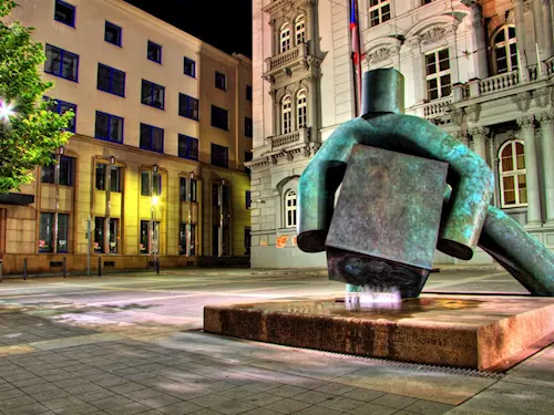 Socha spravedlnosti v Brně