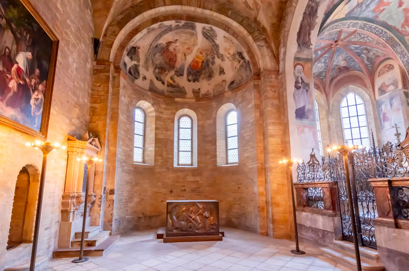 Církevní řády: Benediktini a přístupné i zaniklé kláštery
