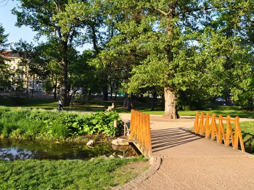Městský park Lužánky v Brně 