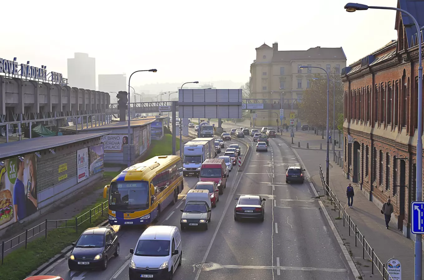 Ústřední autobusové nádraží Zvonařka v Brně