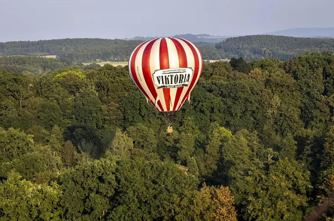 Let stylovým balonem Viktoria v Brně a okolí