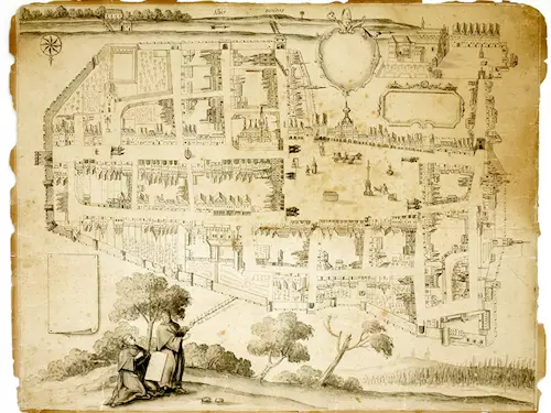 Historická mapa Litomeric ze sbírek Oblastního muzea v Litomericích