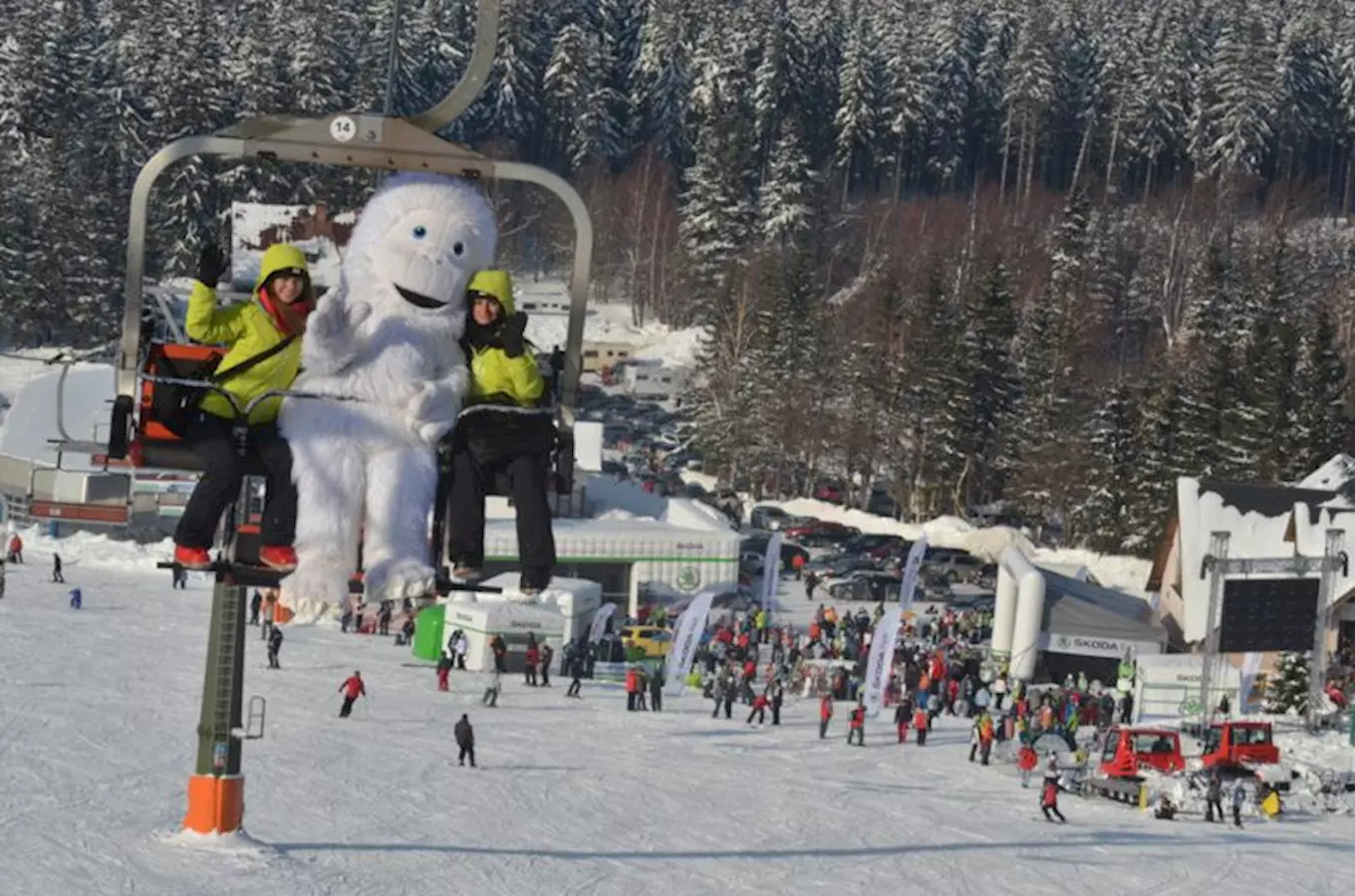 Zimní Škoda Park: zábava na čtyřech kolech